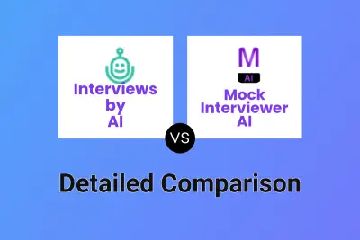 Interviews by AI vs Mock Interviewer AI Detailed comparison features, price