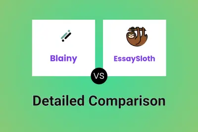 Blainy vs EssaySloth Detailed comparison features, price