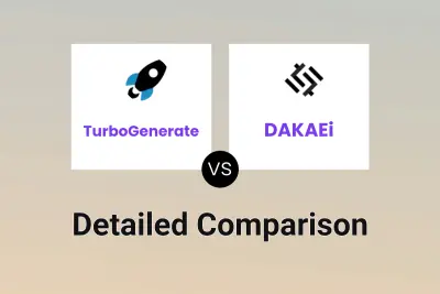 TurboGenerate vs DAKAEi Detailed comparison features, price