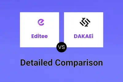 Editee vs DAKAEi Detailed comparison features, price