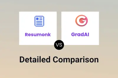 Resumonk vs GradAI Detailed comparison features, price