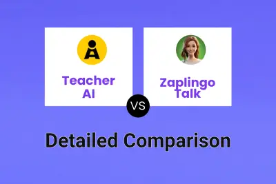 Teacher AI vs Zaplingo Talk Detailed comparison features, price