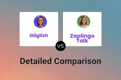 Gliglish vs Zaplingo Talk Detailed comparison features, price