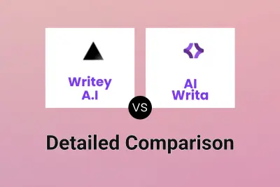 Writey A.I vs AI Writa Detailed comparison features, price