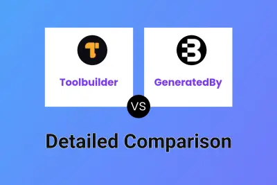 Toolbuilder vs GeneratedBy Detailed comparison features, price