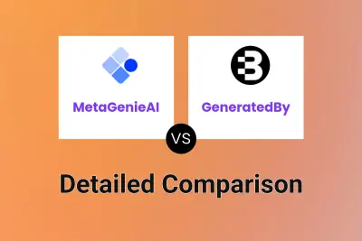 MetaGenieAI vs GeneratedBy Detailed comparison features, price