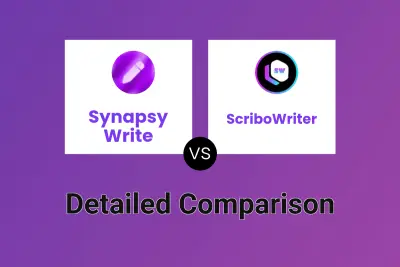 Synapsy Write vs ScriboWriter Detailed comparison features, price