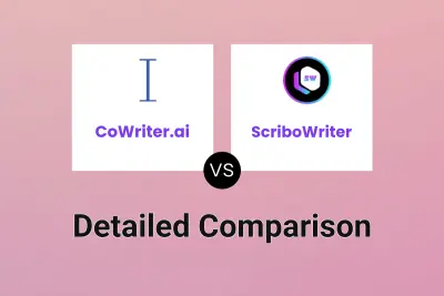 CoWriter.ai vs ScriboWriter Detailed comparison features, price