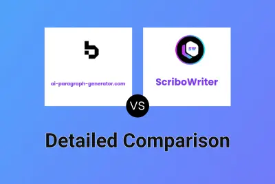 ai-paragraph-generator.com vs ScriboWriter Detailed comparison features, price