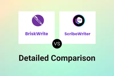 BriskWrite vs ScriboWriter Detailed comparison features, price