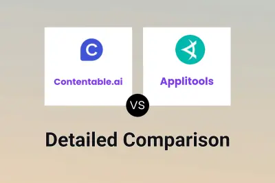 Contentable.ai vs Applitools Detailed comparison features, price