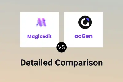 MagicEdit vs aoGen Detailed comparison features, price