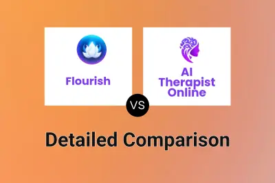 Flourish vs AI Therapist Online Detailed comparison features, price