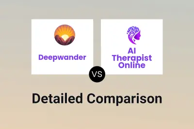 Deepwander vs AI Therapist Online Detailed comparison features, price