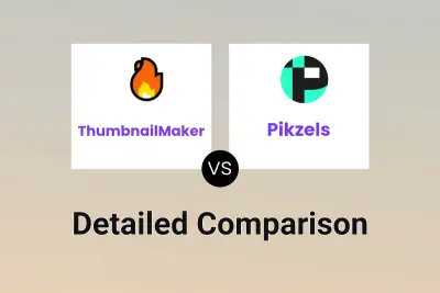 ThumbnailMaker vs Pikzels Detailed comparison features, price