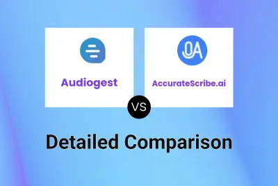 Audiogest vs AccurateScribe.ai Detailed comparison features, price