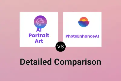 AI Portrait Art vs PhotoEnhanceAI Detailed comparison features, price