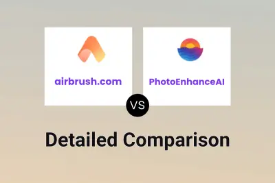 airbrush.com vs PhotoEnhanceAI Detailed comparison features, price