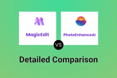 MagicEdit vs PhotoEnhanceAI Detailed comparison features, price