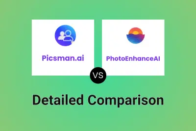 Picsman.ai vs PhotoEnhanceAI Detailed comparison features, price