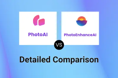 PhotoAI vs PhotoEnhanceAI Detailed comparison features, price