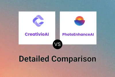 CreativioAI vs PhotoEnhanceAI Detailed comparison features, price