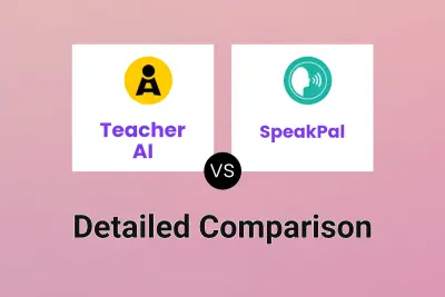 Teacher AI vs SpeakPal Detailed comparison features, price