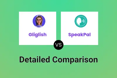 Gliglish vs SpeakPal Detailed comparison features, price