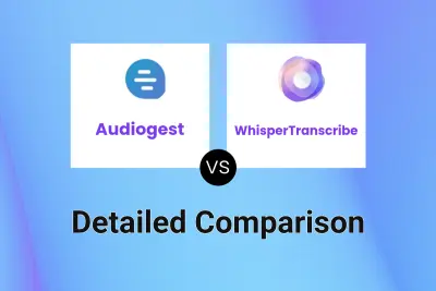 Audiogest vs WhisperTranscribe Detailed comparison features, price