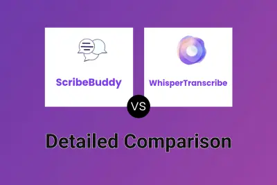 ScribeBuddy vs WhisperTranscribe Detailed comparison features, price