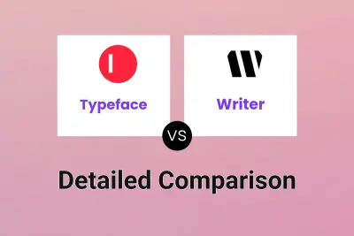 Typeface vs Writer Detailed comparison features, price