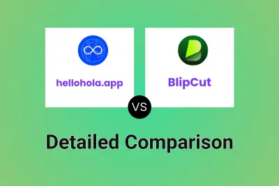 hellohola.app vs BlipCut Detailed comparison features, price