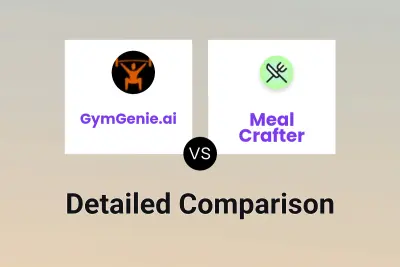 GymGenie.ai vs Meal Crafter Detailed comparison features, price