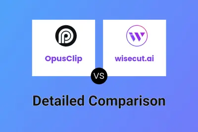 OpusClip vs wisecut.ai Detailed comparison features, price