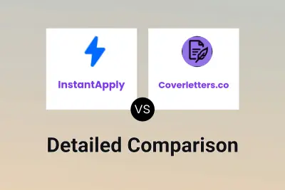 InstantApply vs Coverletters.co Detailed comparison features, price