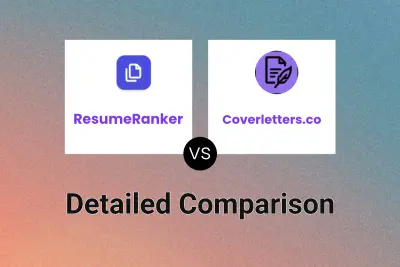 ResumeRanker vs Coverletters.co Detailed comparison features, price