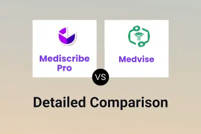 Mediscribe Pro vs Medvise Detailed comparison features, price