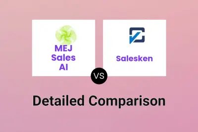 MEJ Sales AI vs Salesken Detailed comparison features, price