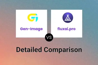 Gen-Image vs fluxai.pro Detailed comparison features, price