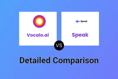 Vocalo.ai vs Speak Detailed comparison features, price