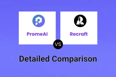 PromeAI vs Recraft Detailed comparison features, price