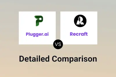 Plugger.ai vs Recraft Detailed comparison features, price