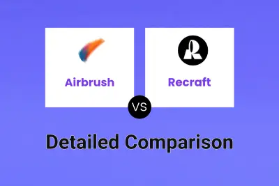 Airbrush vs Recraft Detailed comparison features, price