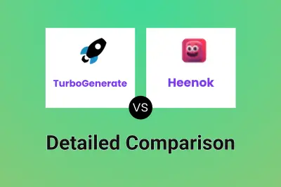 TurboGenerate vs Heenok Detailed comparison features, price