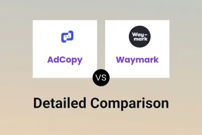 AdCopy vs Waymark Detailed comparison features, price