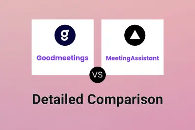 Goodmeetings vs MeetingAssistant Detailed comparison features, price