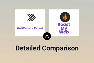 GetWebsite.Report vs Roast My Web Detailed comparison features, price