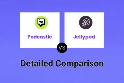 Podcastle vs Jellypod Detailed comparison features, price