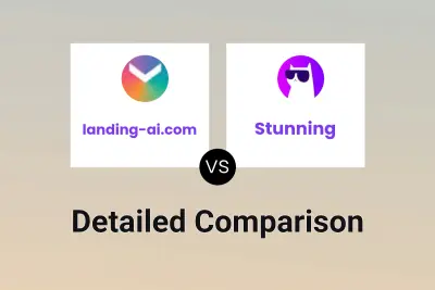 landing-ai.com vs Stunning Detailed comparison features, price