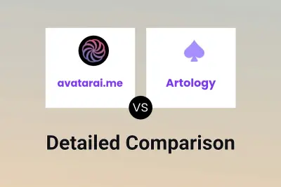 avatarai.me vs Artology Detailed comparison features, price